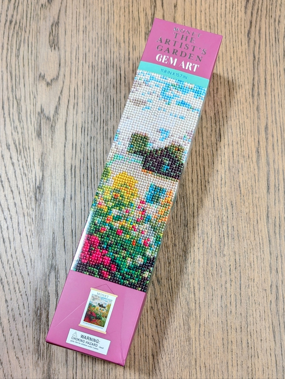 New MONET Impressionist Artist's Garden Gem Diamond Art Kit